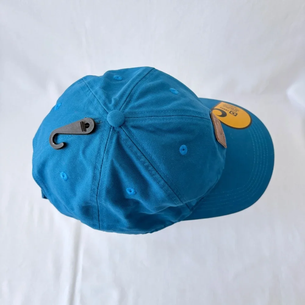 Carhartt Blue Odessa Force Adjustable Mens Canvas‎ Baseball Hat NWT